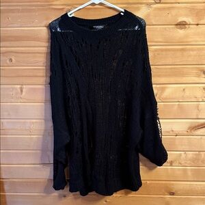 Torrid Nightfall  Black Knit Women's Sweater
